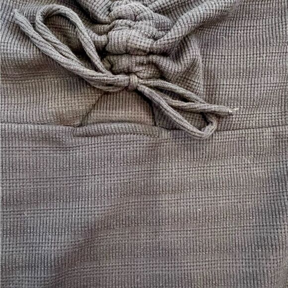 Black Square Neck Bodysuit (S) - Picture 7 of 8